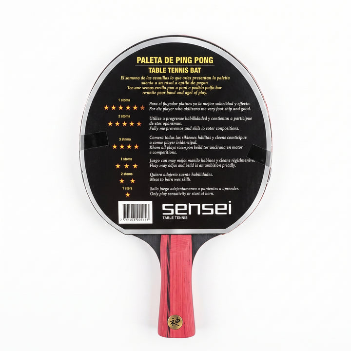 Paleta Tenis de Mesa Sensei 5 Estrellas