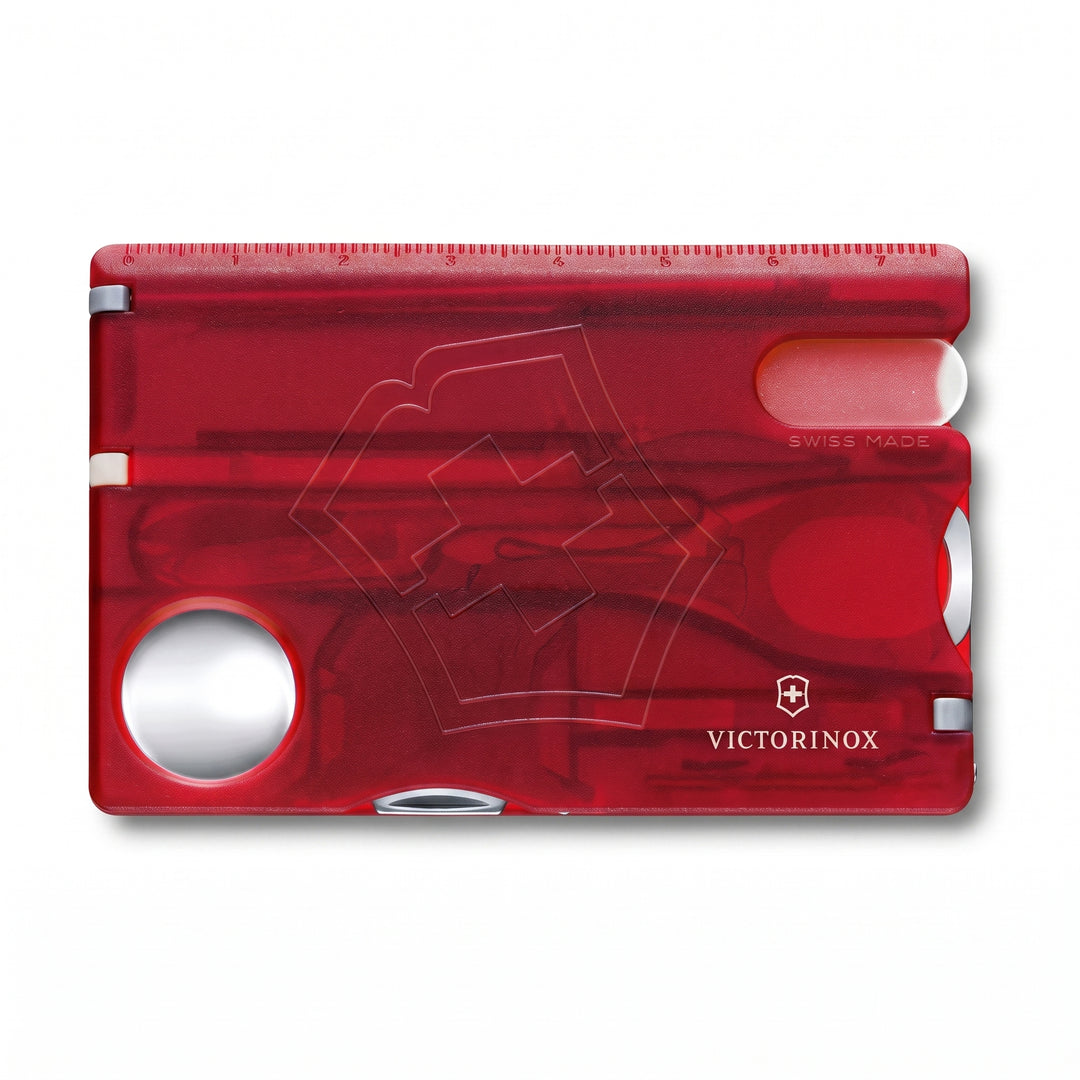 Navaja 0.7240.T Swiss Card Nails Red 10 Funciones 82mm