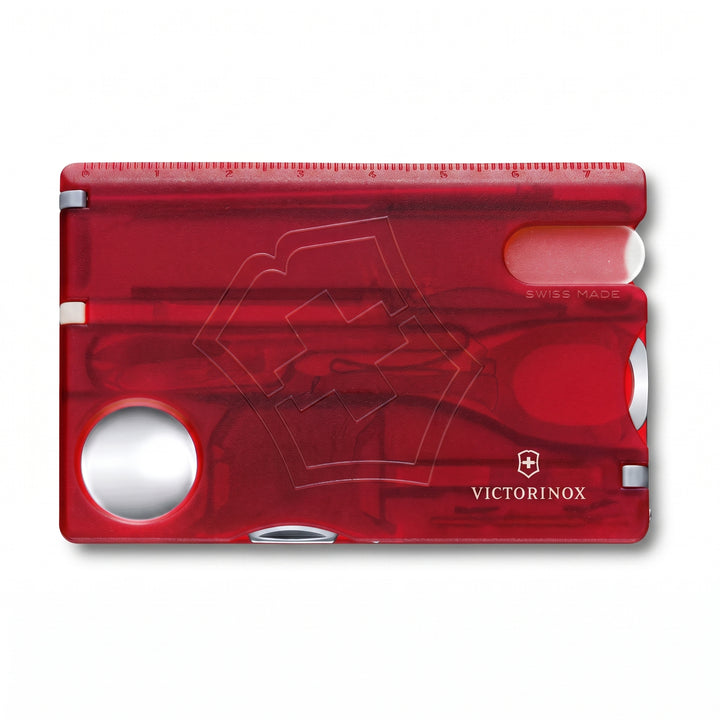 Navaja 0.7240.T Swiss Card Nails Red 10 Funciones 82mm
