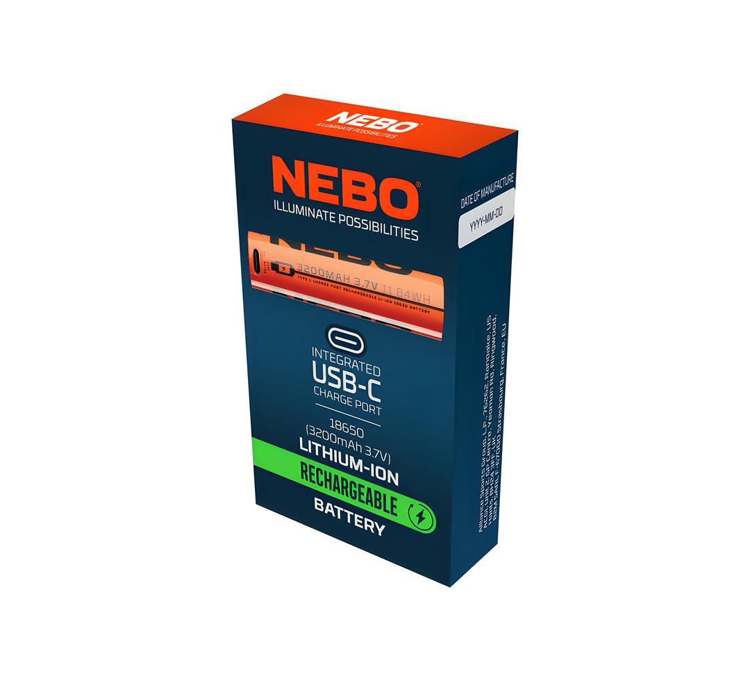 Bateria Nebo 18650 3200mAh
