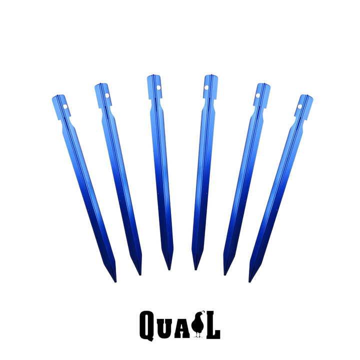 Set 6 Estacas Quail Aluminio