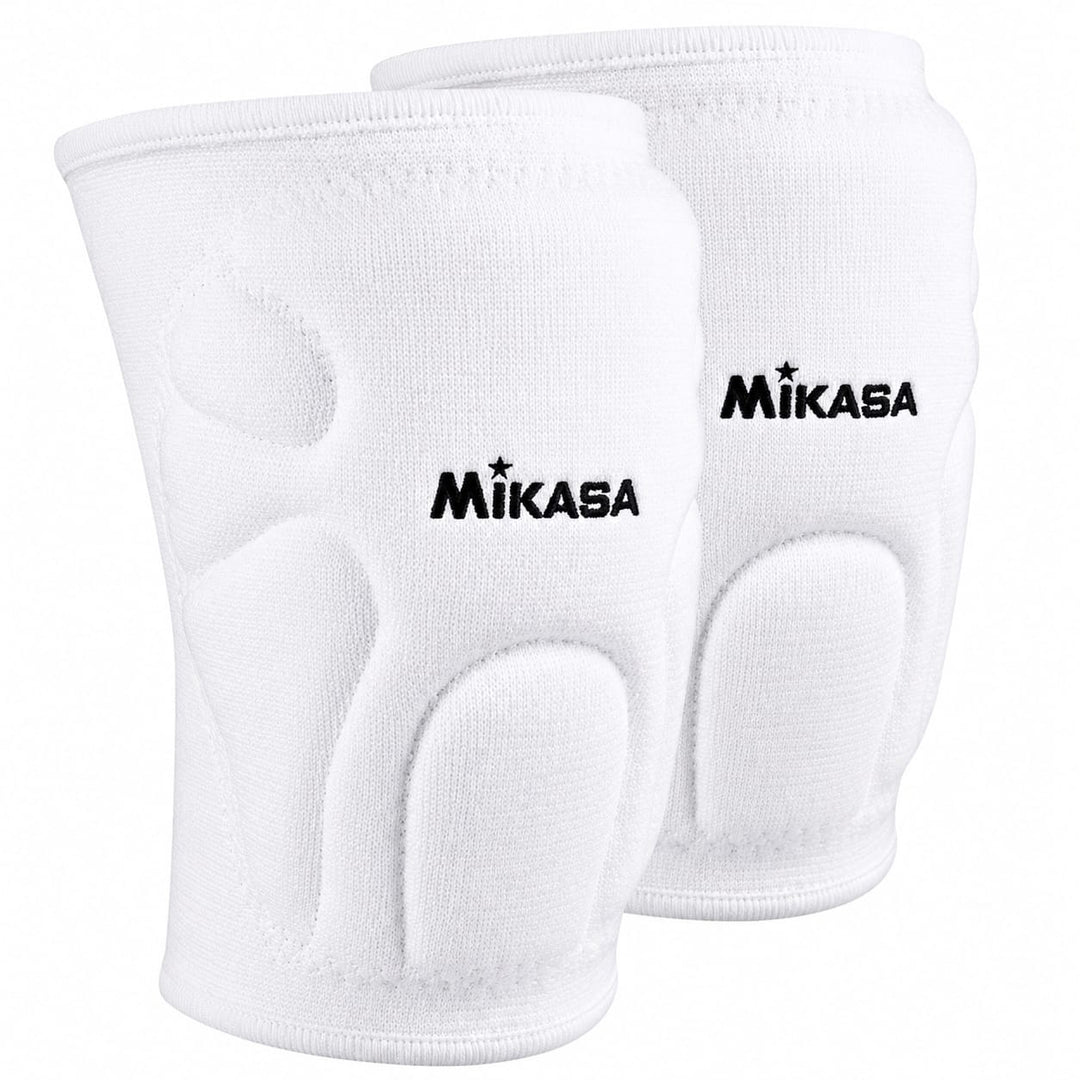 Rodillera Voleibol Mikasa Profesional Blanca