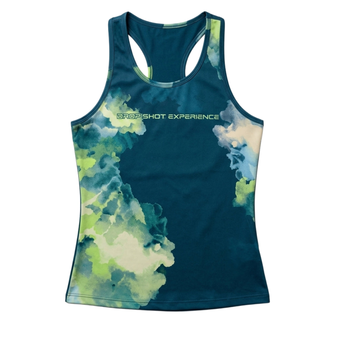 Polera Mujer Drop Shot Cielo