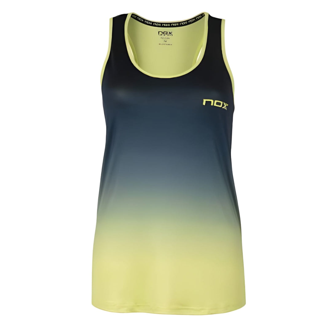 Polera Nox Mujer Tirantes Azul Lima Degrade