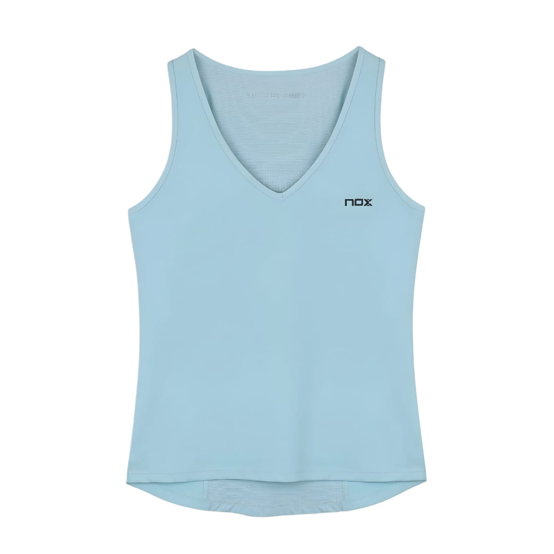 Polera Nox Mujer Tirantes Pro Fit Azul Cielo
