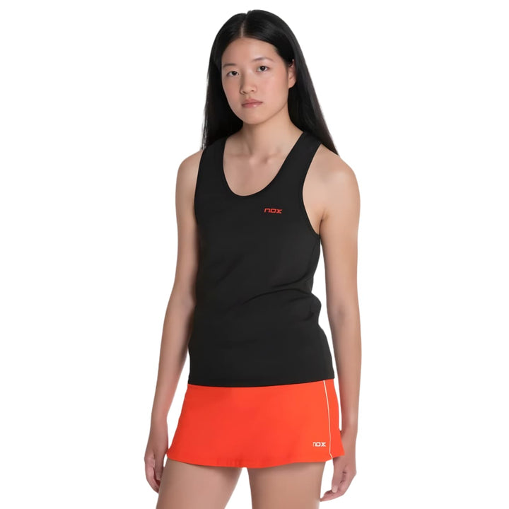 Polera Mujer Tirantes Team Fit Negro