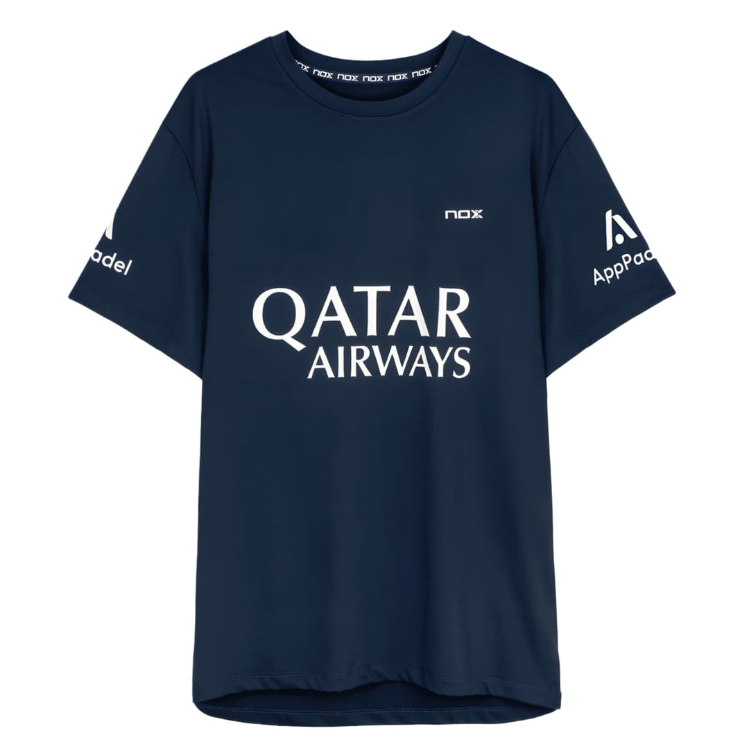 Polera Nox Sponsors AT10 Azul Marino
