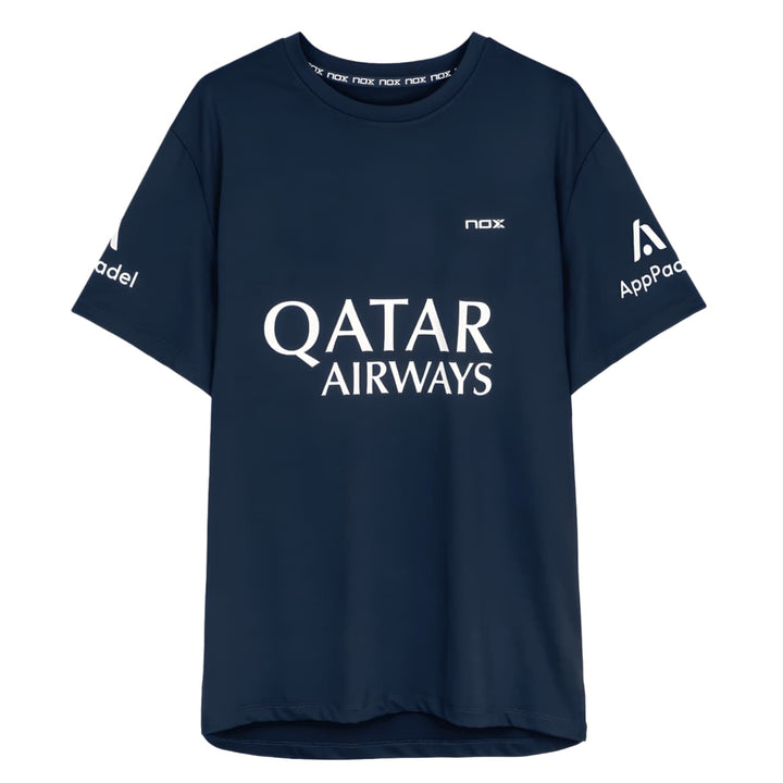 Polera Nox Sponsors AT10 Azul Marino
