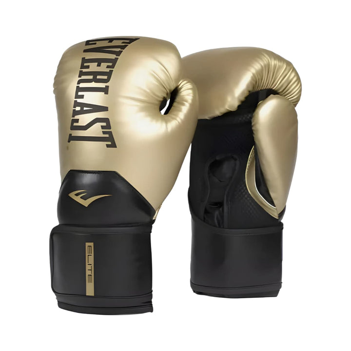 Guante Box Everlast Elite Dorado/Negro