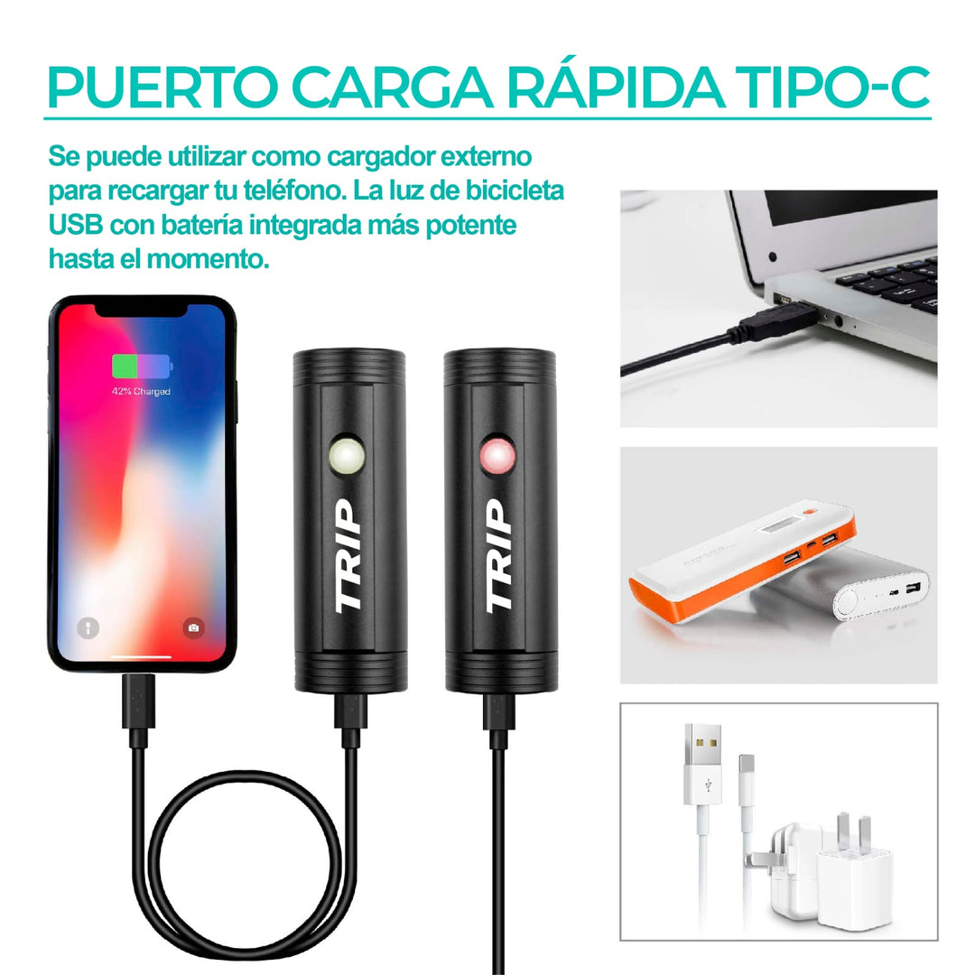 Luz Delantera Trip Monster 1000lm