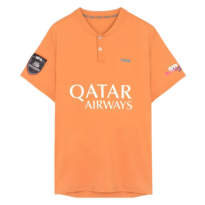 Polera Nox Sponsors AT10 Mandarina