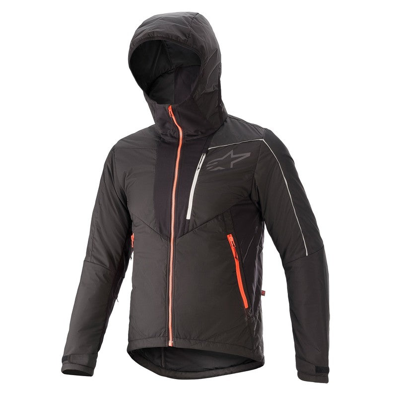 Chaqueta Alpine Stars Denali 2 Black/Coral Fluor