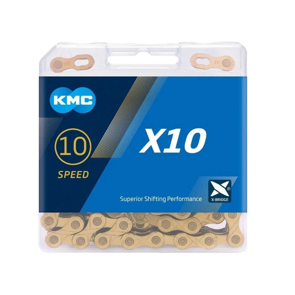 Cadena KMC X10 116L Ti-Gold
