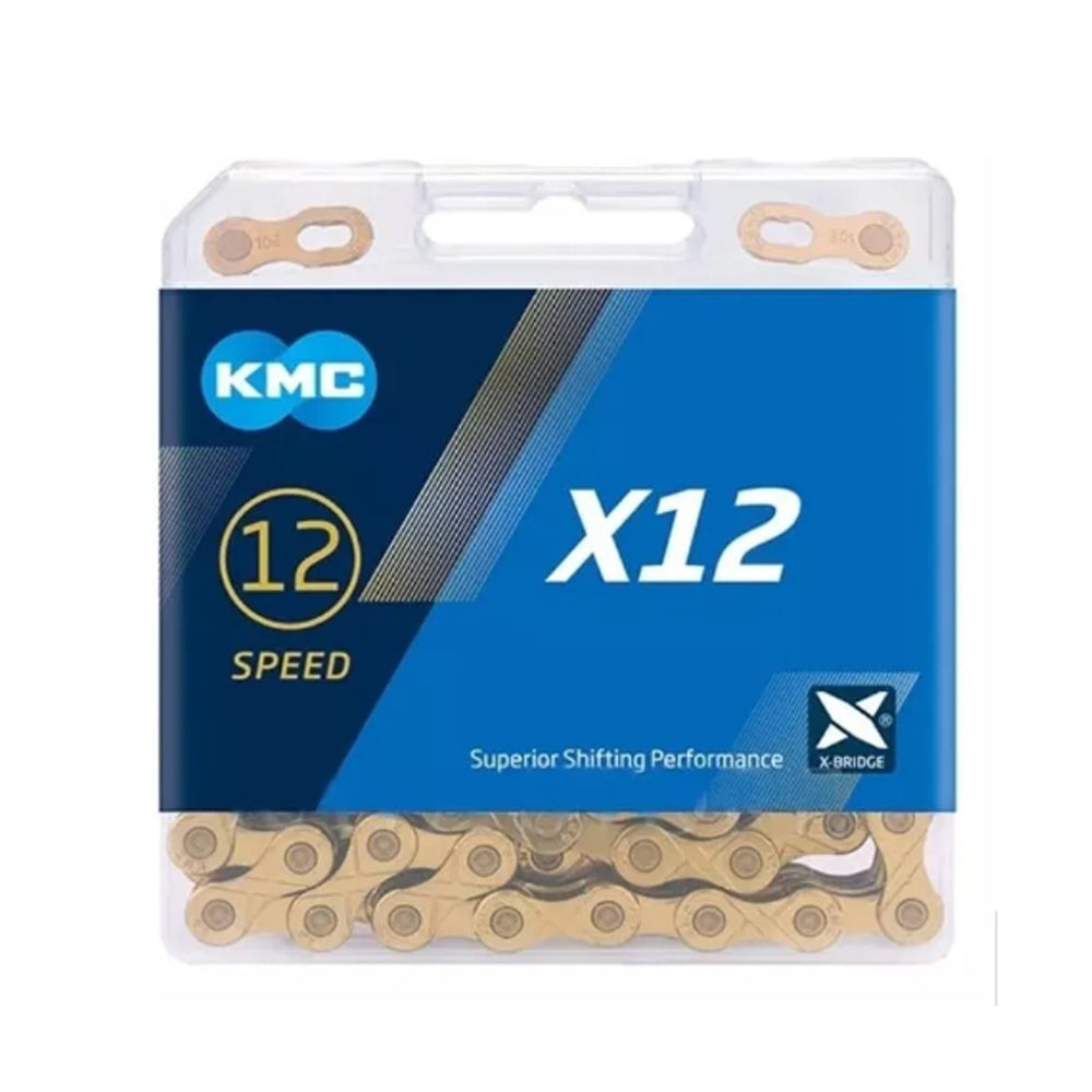 Cadena KMC X12 126L Ti-Gold