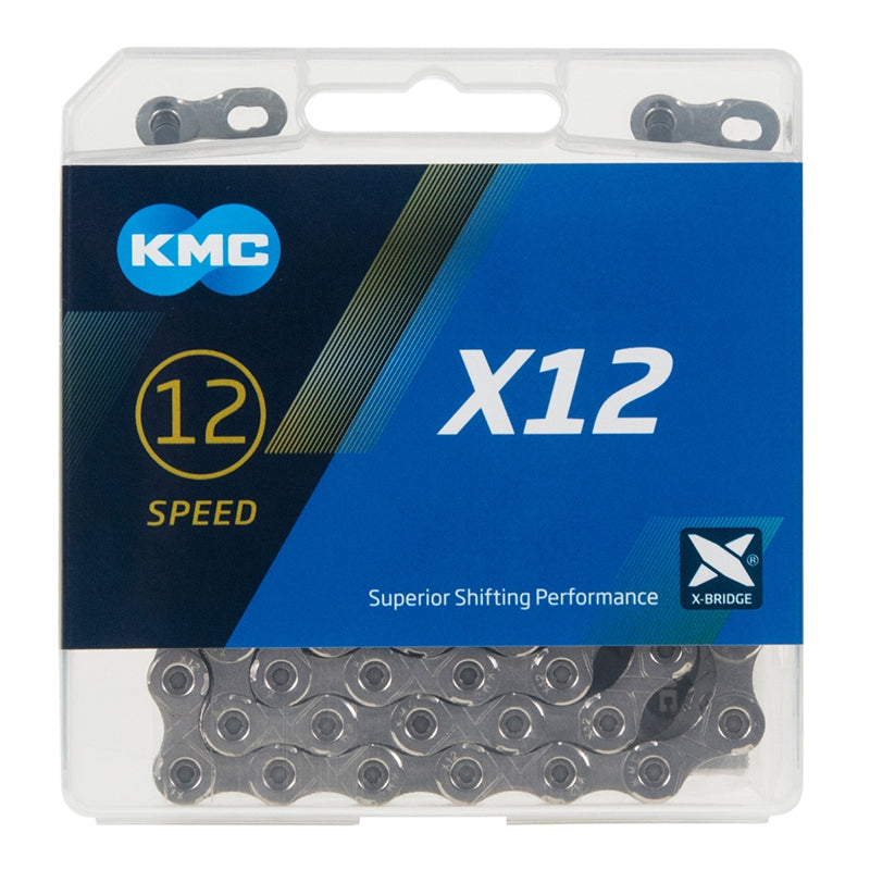 Cadena KMC 12v X12 Silver