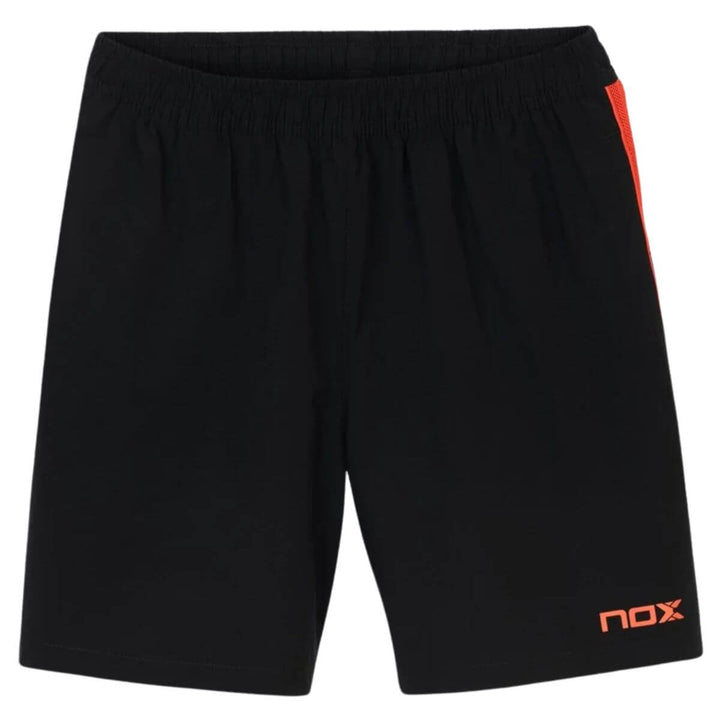 Short Nox Team Negro-Rojo Logo Rojo